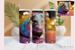 Glitter Party Rat 3D Tumbler Wrap Bundle - CraftNest - Digital Crafting and Art