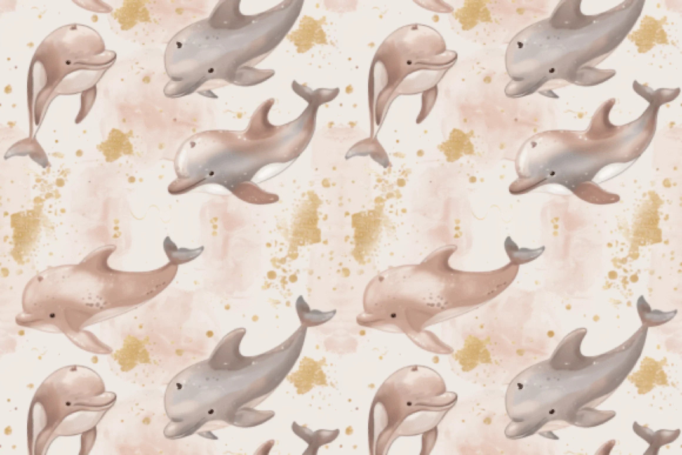 Glitter Sea Life Seamless Digital Paper - CraftNest - Digital Crafting and Art