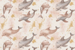 Glitter Sea Life Seamless Digital Paper - CraftNest - Digital Crafting and Art