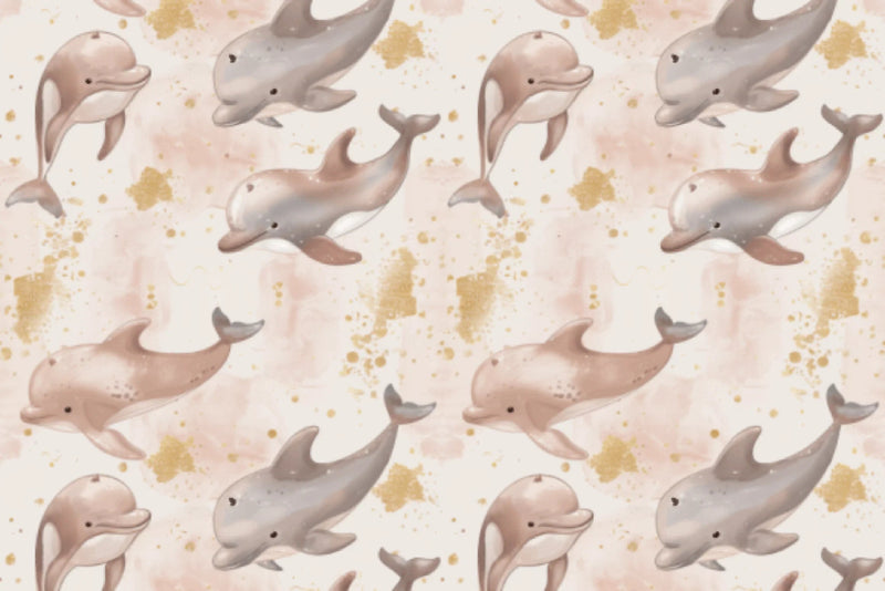 Glitter Sea Life Seamless Digital Paper - CraftNest - Digital Crafting and Art