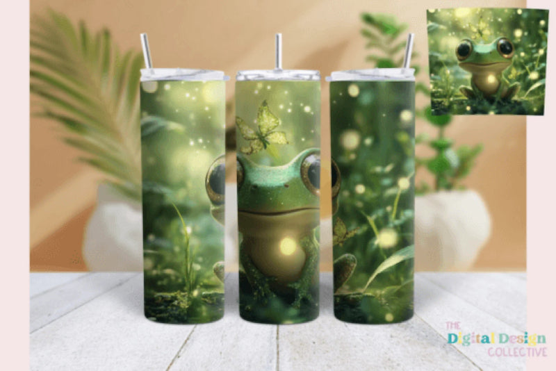 Glitter Whimsical Frog Tumbler Wrap Bundle - CraftNest - Digital Crafting and Art
