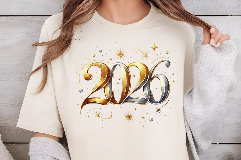 Glittery New Year Clipart Bundle - CraftNest - Digital Crafting and Art