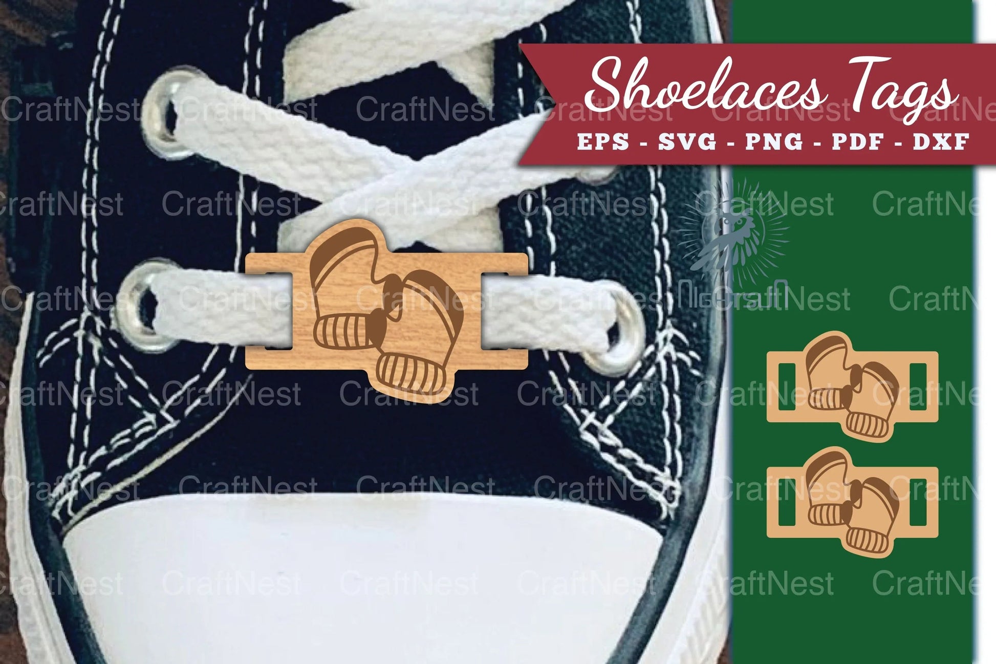 Gloves Shoelaces Tags Laser Cut Clipart Bundle - CraftNest - Digital Crafting and Art