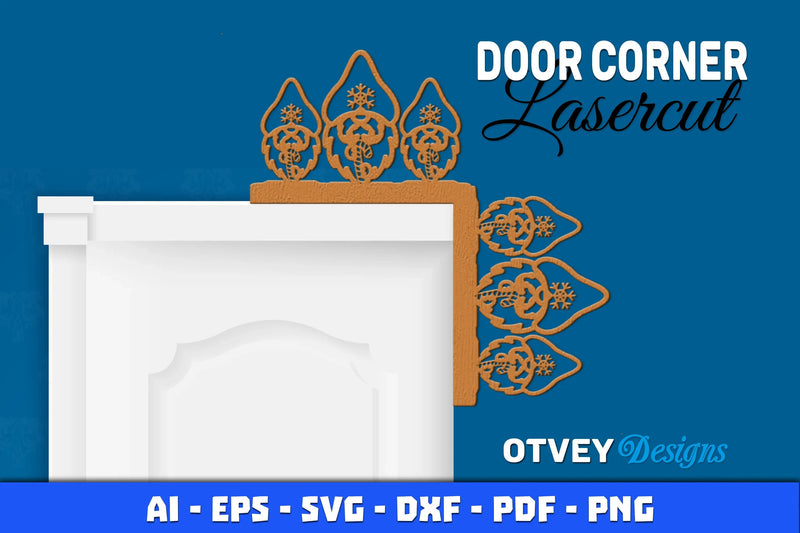 Gnome Christmas Door Corner SVG Bundle 5 - CraftNest - Digital Crafting and Art