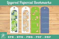Gnome Papercut Bookmark SVG Bundle - CraftNest - Digital Crafting and Art