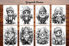 Gnome Valentines Day Coloring Books - CraftNest
