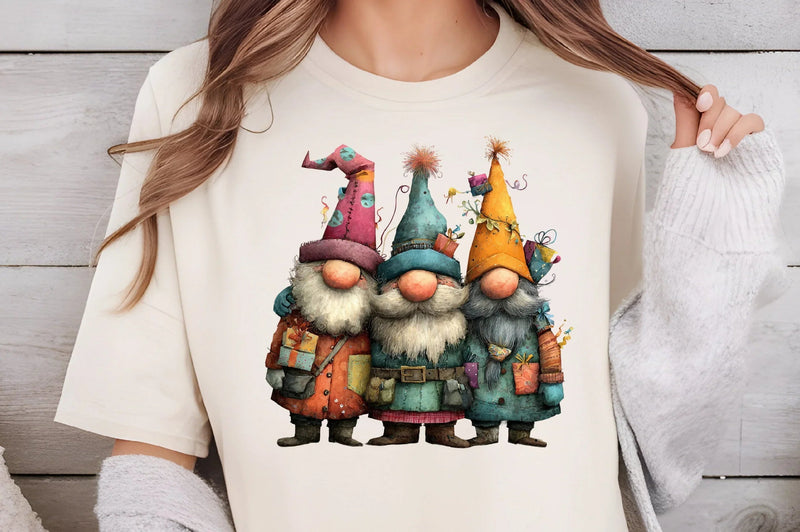 Gnomes Happy New Year Clipart Bundle - CraftNest - Digital Crafting and Art