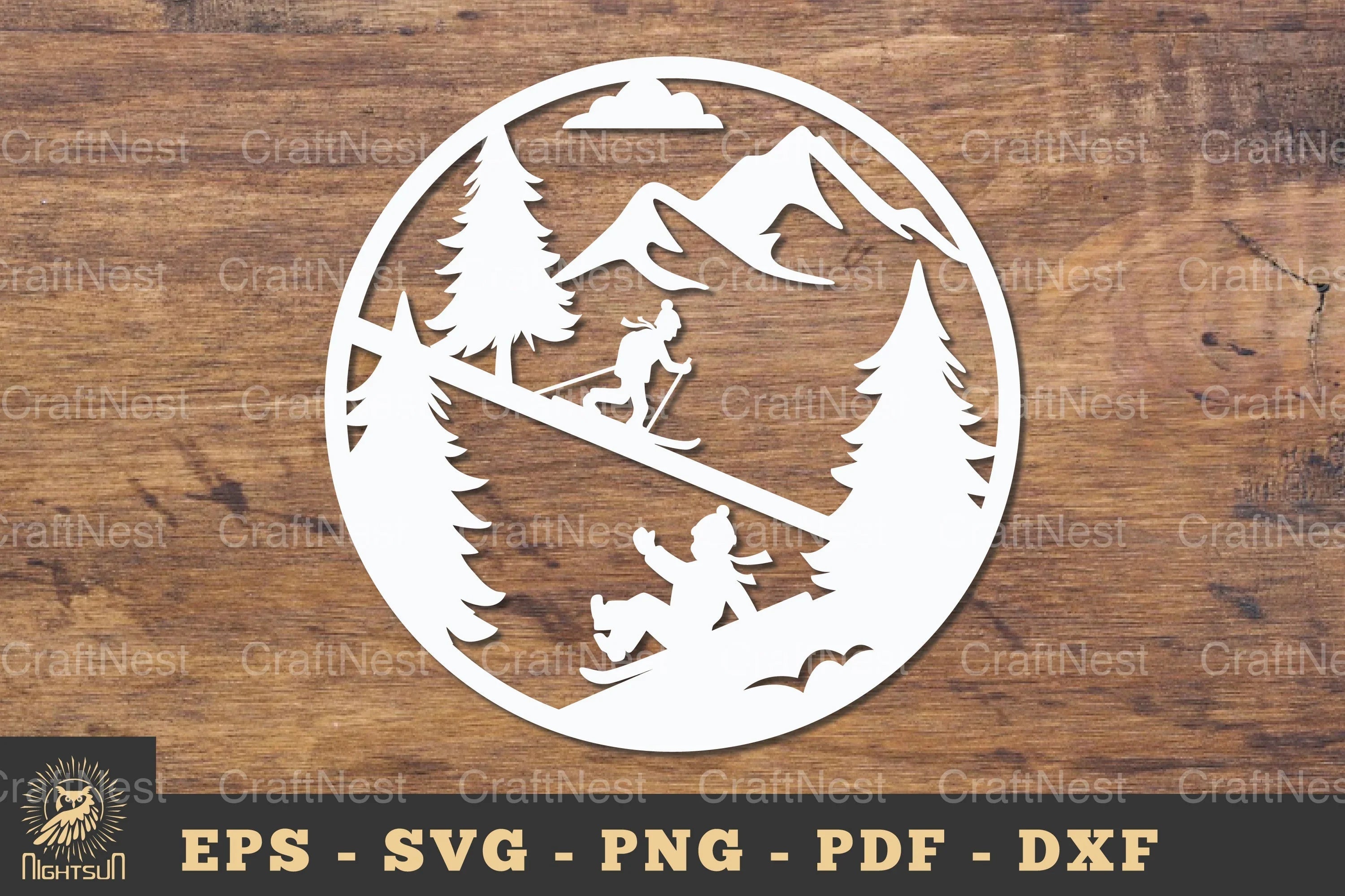 Go Ice Skating Papercut SVG Bundle - CraftNest - Digital Crafting and Art