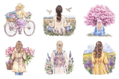 Gold Spring Outdoor Clipart Bundle - CraftNest - Digital Crafting and Art