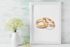 Gold Wedding Rings Clipart Bundle - CraftNest - Digital Crafting and Art