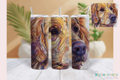 Golden Retriever Tumbler Wrap Bundle - CraftNest - Digital Crafting and Art