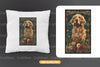Golden Retriever Tarot Card Clipart Bundle