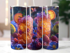 Golden Tropicals 3 Tumbler Wrap - CraftNest - Digital Crafting and Art