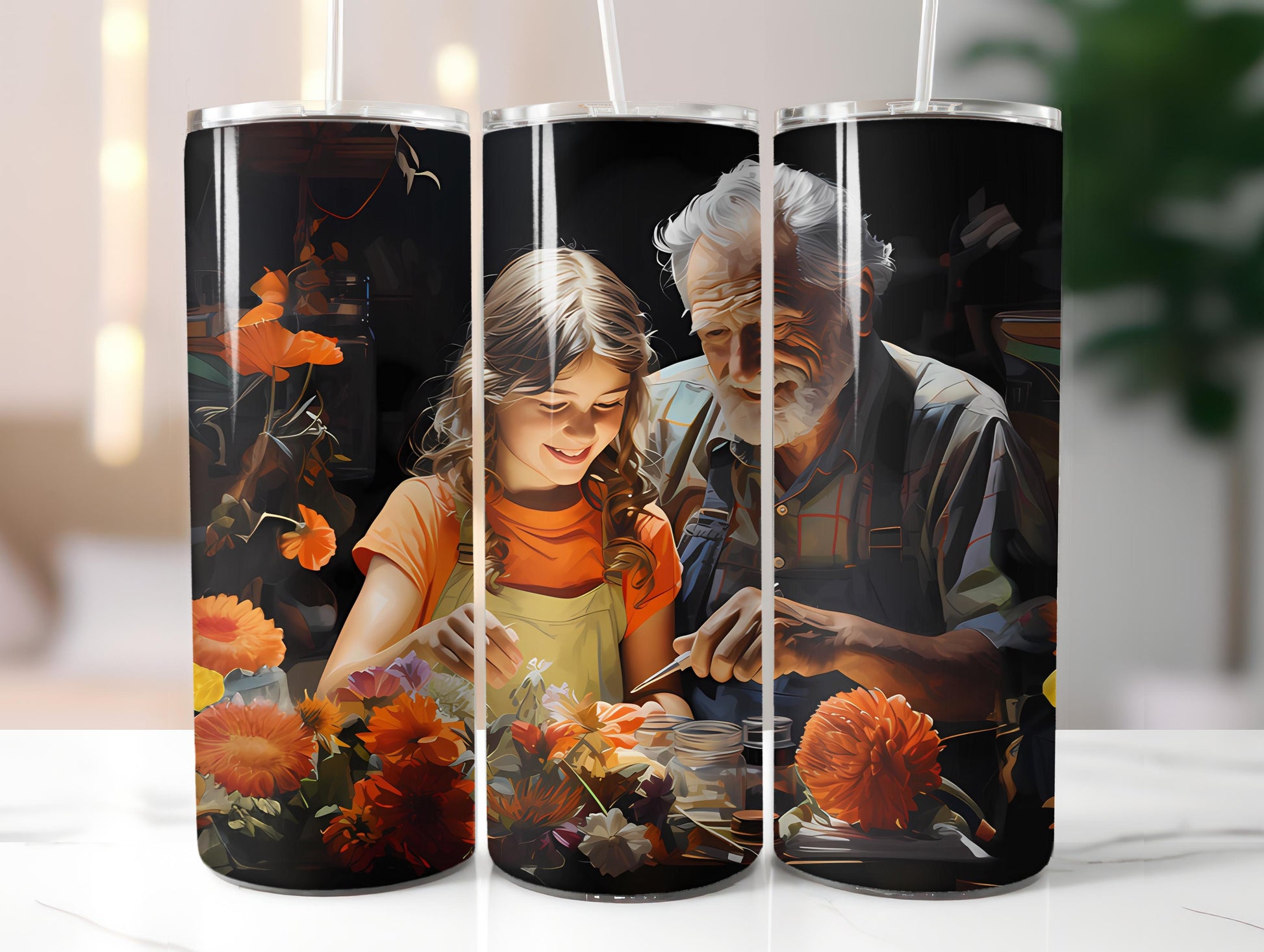 Golden Years Spring 3 Tumbler Wrap - CraftNest