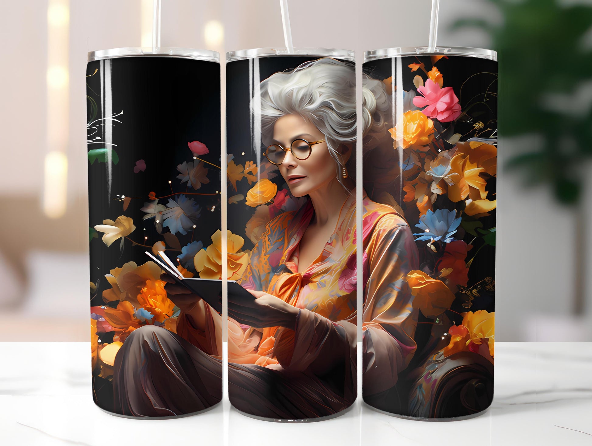 Golden Years Spring 3 Tumbler Wrap - CraftNest
