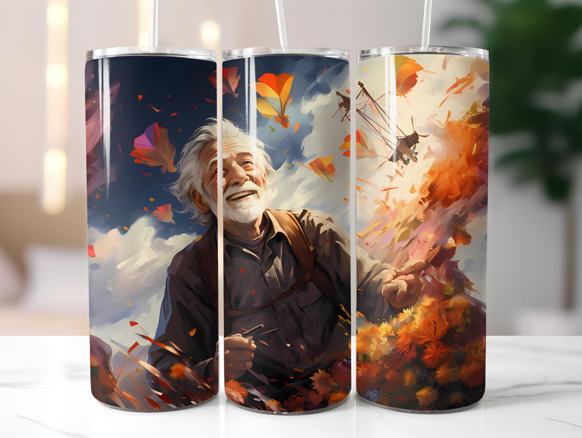 Golden Years Spring 6 Tumbler Wrap - CraftNest
