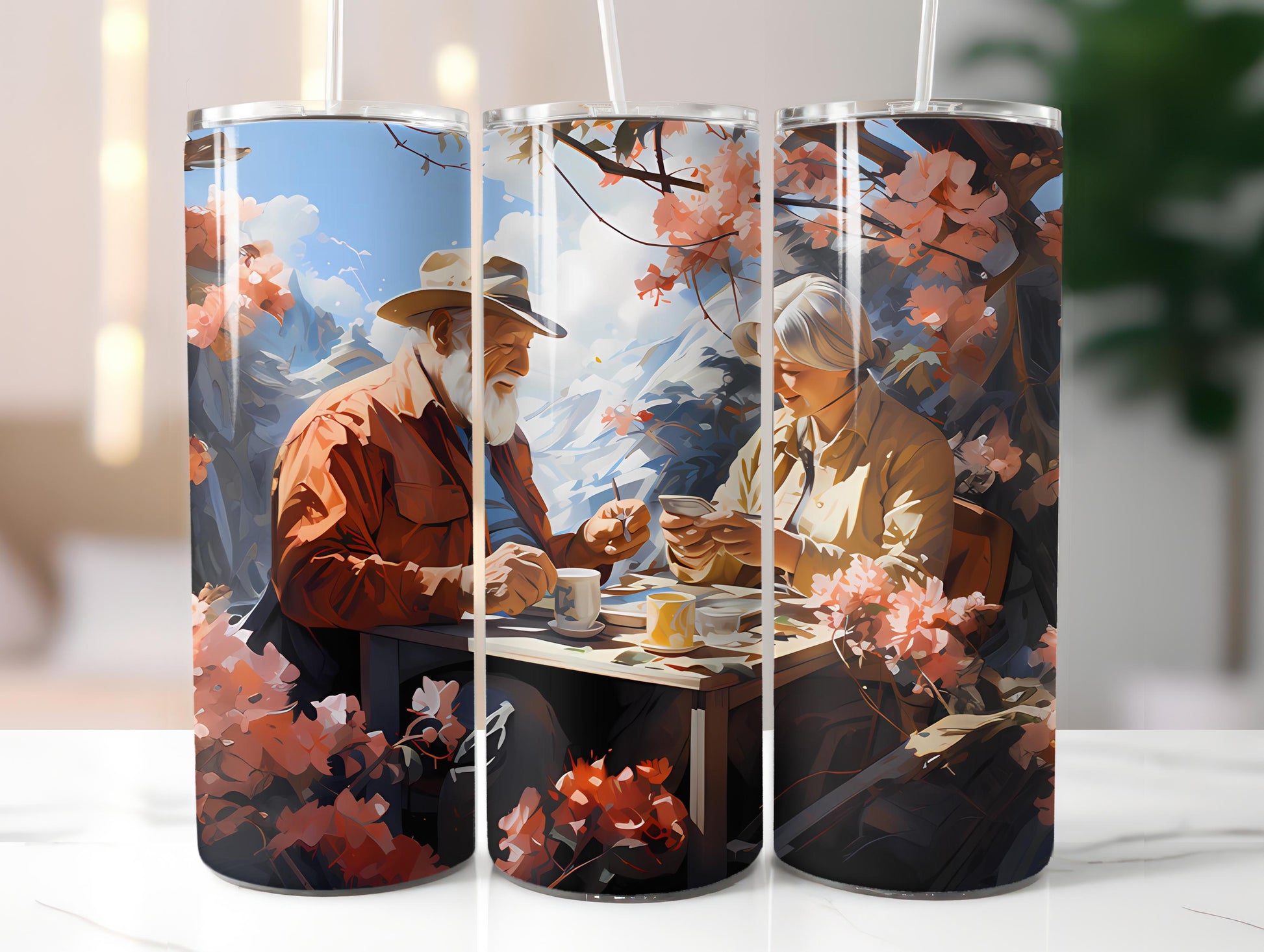 Golden Years Spring 3 Tumbler Wrap - CraftNest
