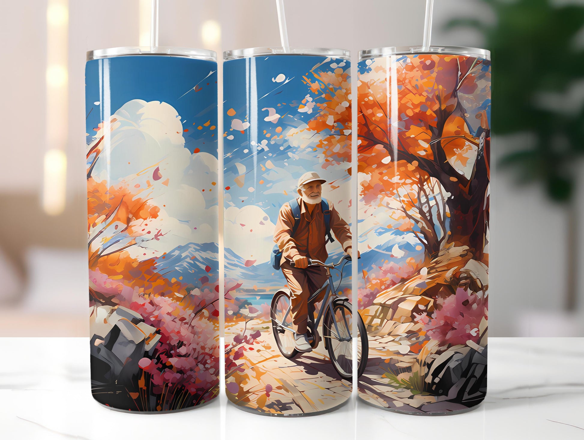 Golden Years Spring 3 Tumbler Wrap - CraftNest
