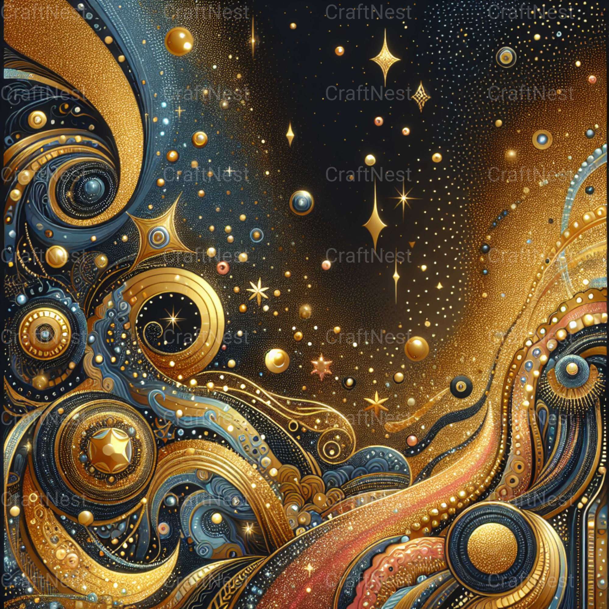 Gold Glitter Textures - CraftNest - Digital Crafting and Art