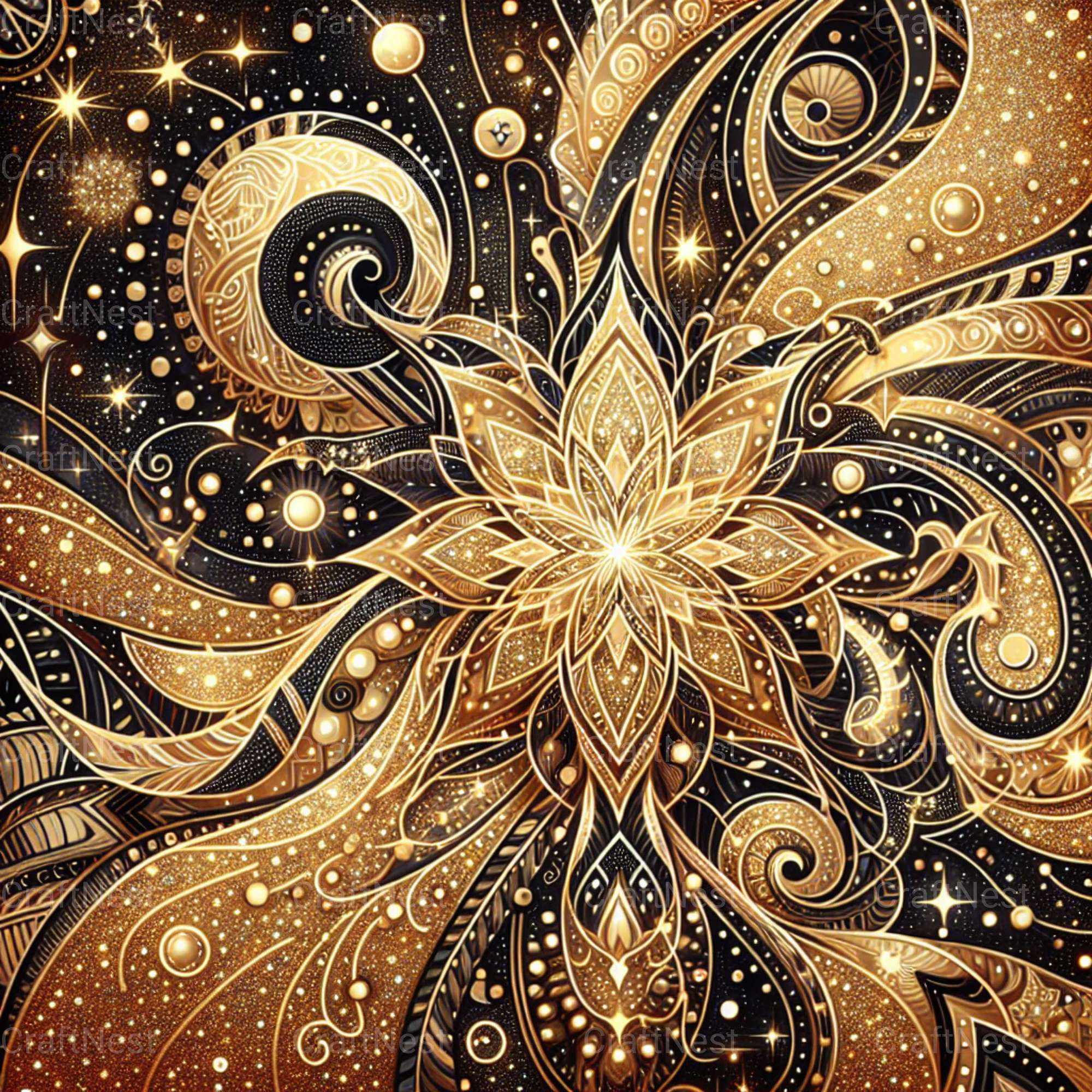 Gold Glitter Textures - CraftNest - Digital Crafting and Art