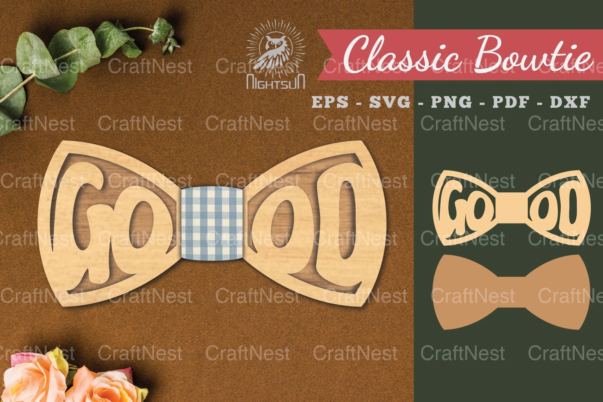 Laser Cut Bowtie SVG Bundle - CraftNest - Digital Crafting and Art