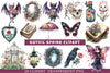 Gothic Spring Clipart 1