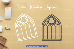Gothic Window Papercut SVG Bundle - CraftNest - Digital Crafting and Art