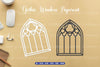 Gothic Window Papercut SVG Bundle