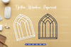 Gothic Window Papercut SVG Bundle