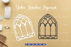 Gothic Window Papercut SVG Bundle - CraftNest - Digital Crafting and Art