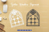 Gothic Window Papercut SVG Bundle
