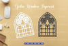 Gothic Window Papercut SVG Bundle