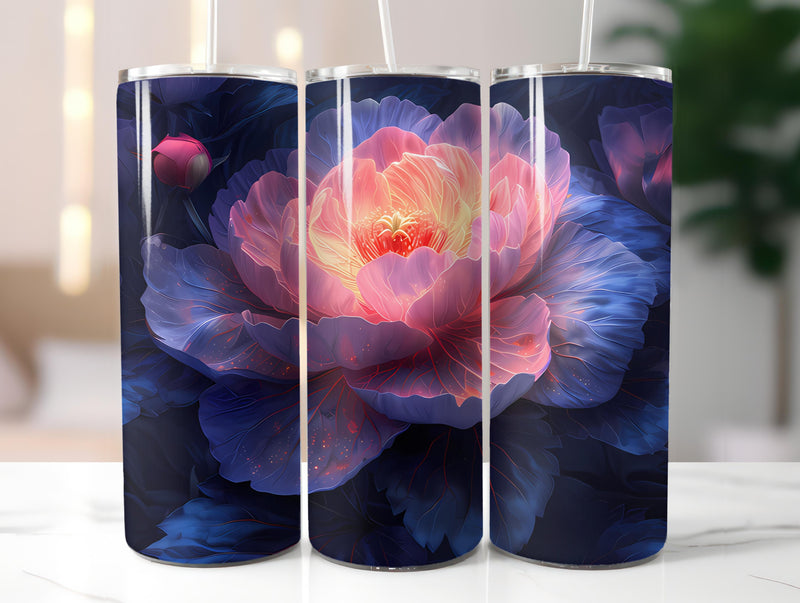 Gothic Flowers Tumbler Wrap - CraftNest - Digital Crafting and Art