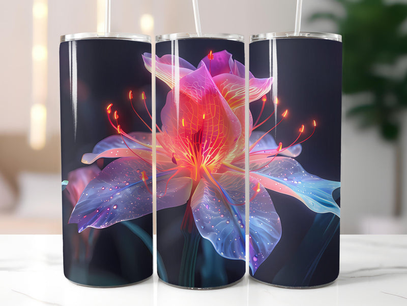 Gothic Flowers Tumbler Wrap - CraftNest - Digital Crafting and Art