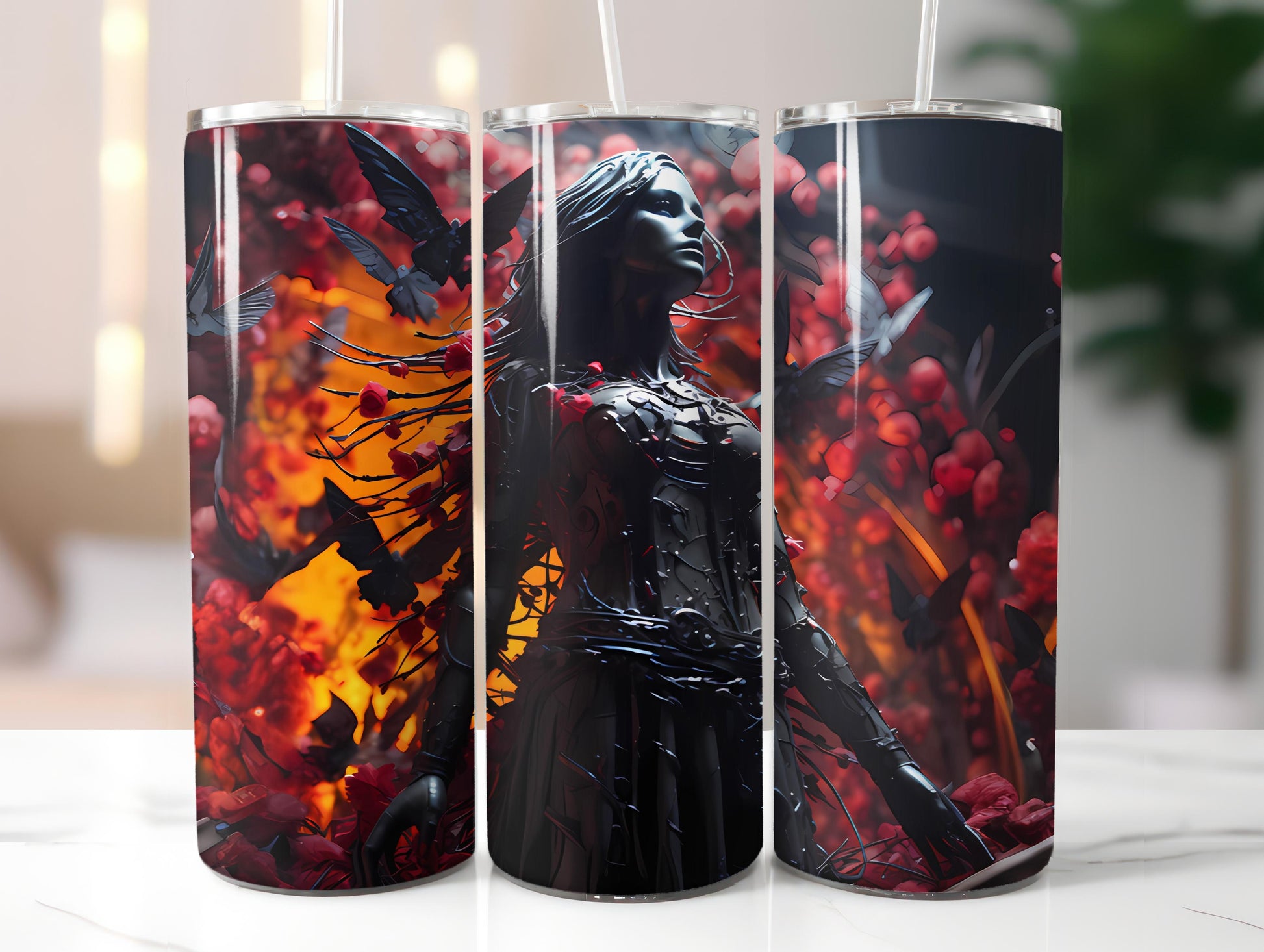 Gothic Spring 2 Tumbler Wrap - CraftNest