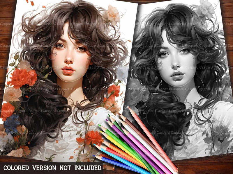 Gothic Spring Coloring Books - CraftNest