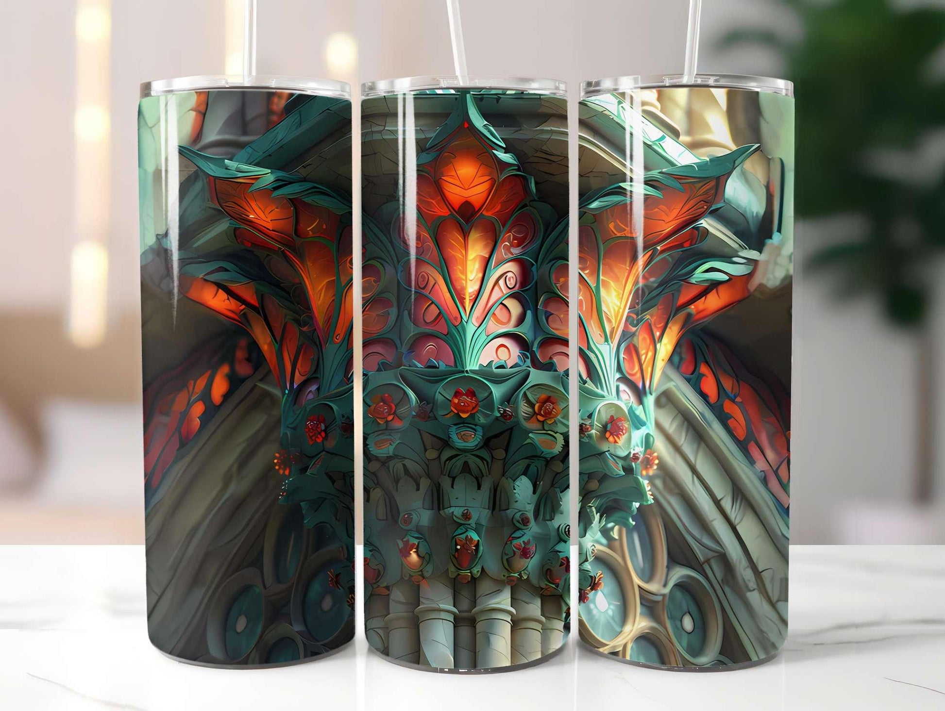 Gothic Summer 2 Tumbler Wrap - CraftNest - Digital Crafting and Art