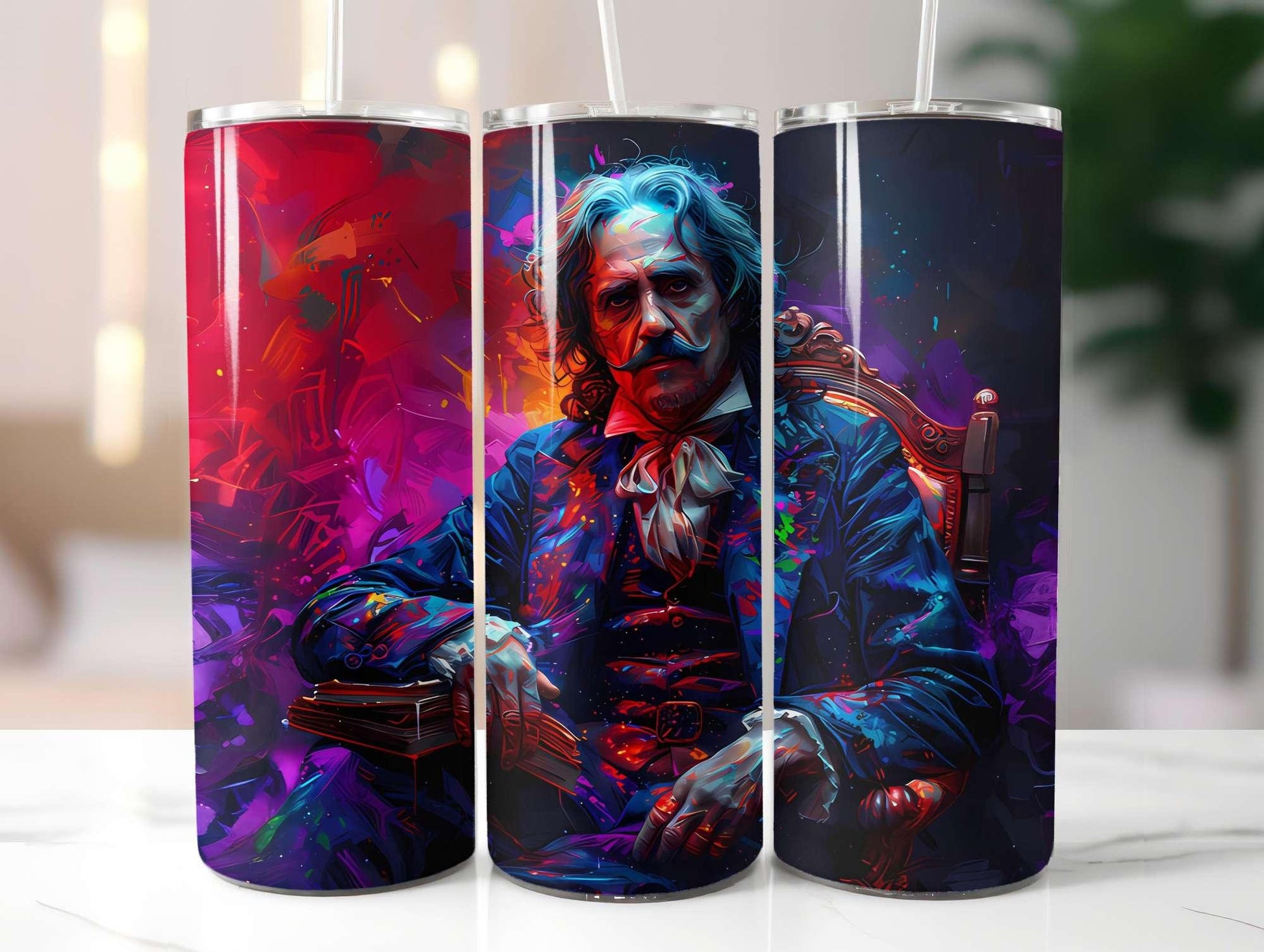 Gothic Summer 4 Tumbler Wrap - CraftNest - Digital Crafting and Art