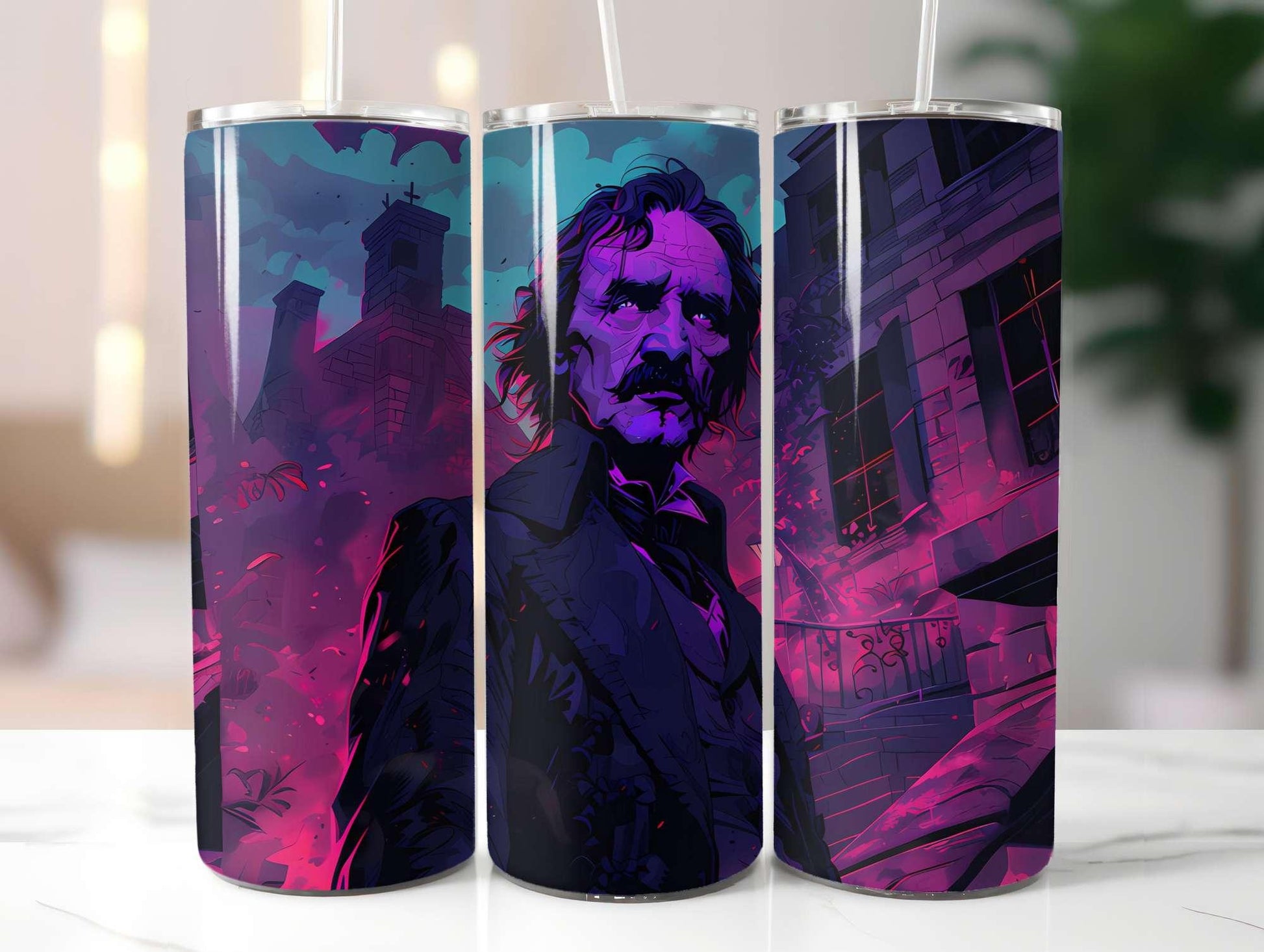 Gothic Summer 2 Tumbler Wrap - CraftNest - Digital Crafting and Art