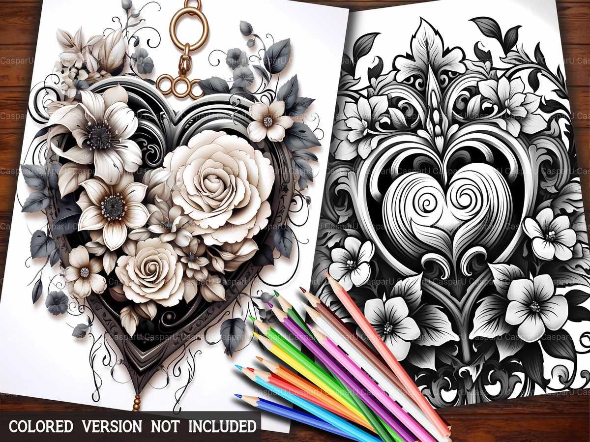 Gothic Valentines Day Coloring Books - CraftNest