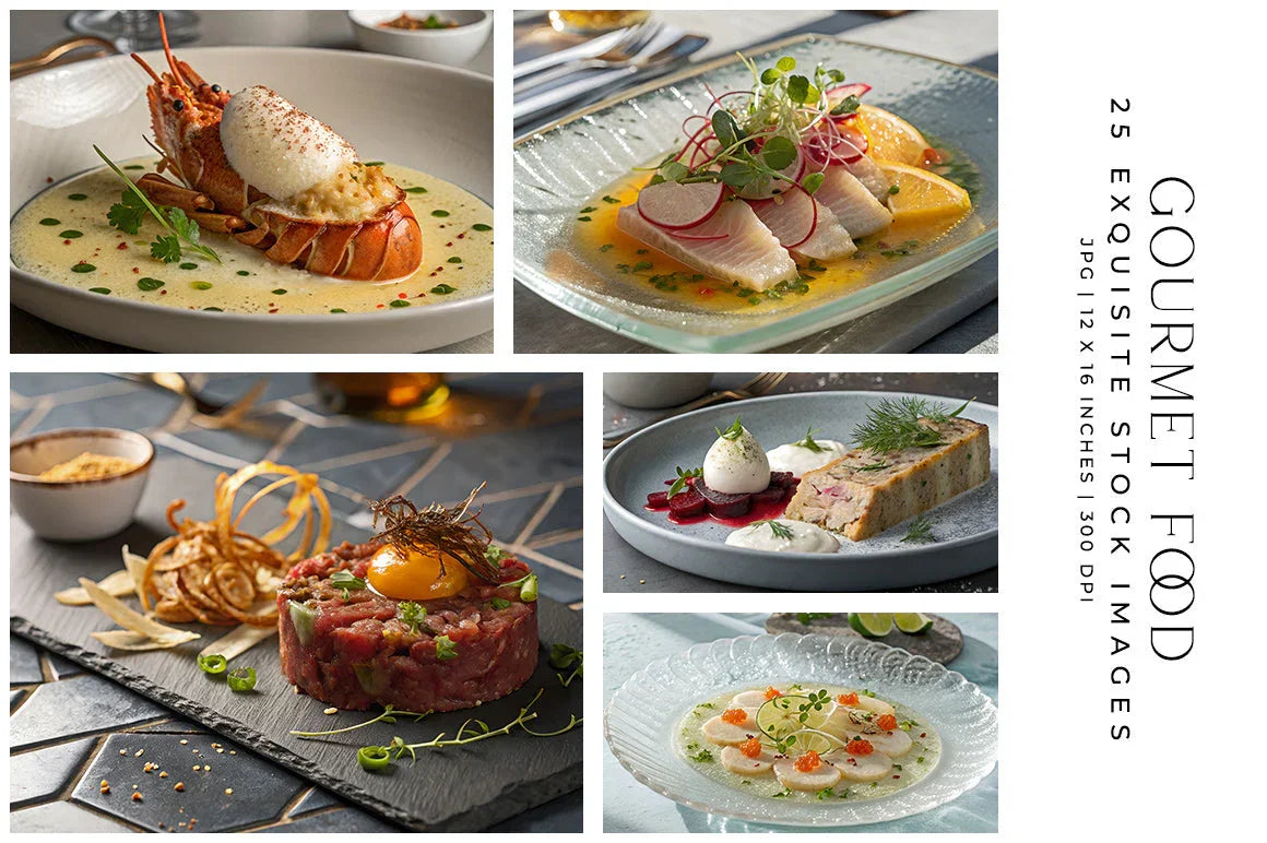 Gourmet Food - Stock Images - CraftNest - Digital Crafting and Art