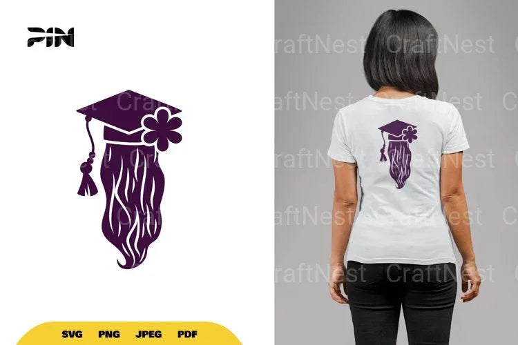 Graduation Girl SVG Bundle - CraftNest - Digital Crafting and Art