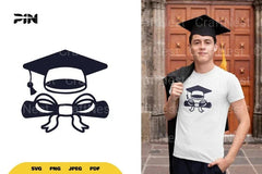 Graduation Hat and Diploma SVG Bundle - CraftNest - Digital Crafting and Art
