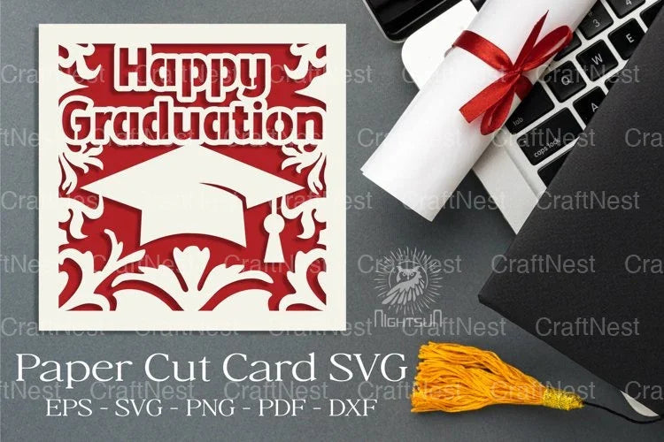Graduation Paper Cutting Clipart Bundle - CraftNest - Digital Crafting and Art