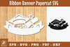 Graduation Ribbon Banner Papercut SVG Bundle