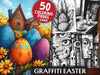 Graffiti Easter Coloring Books