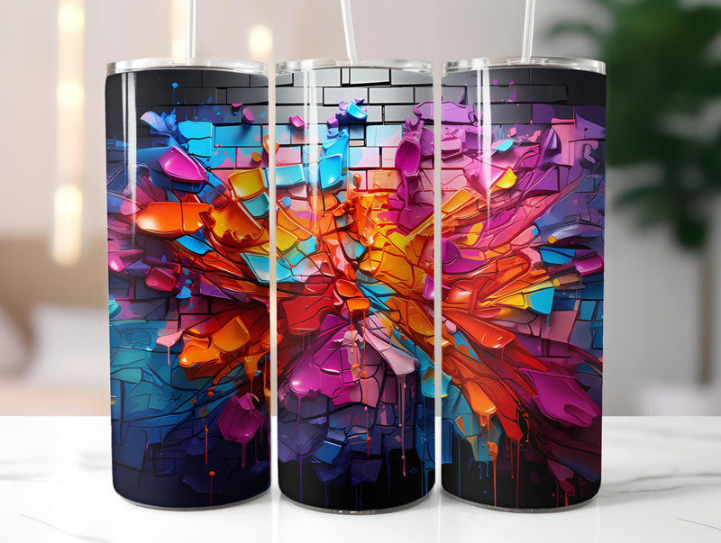 Graffiti Spring 2 Tumbler Wrap - CraftNest