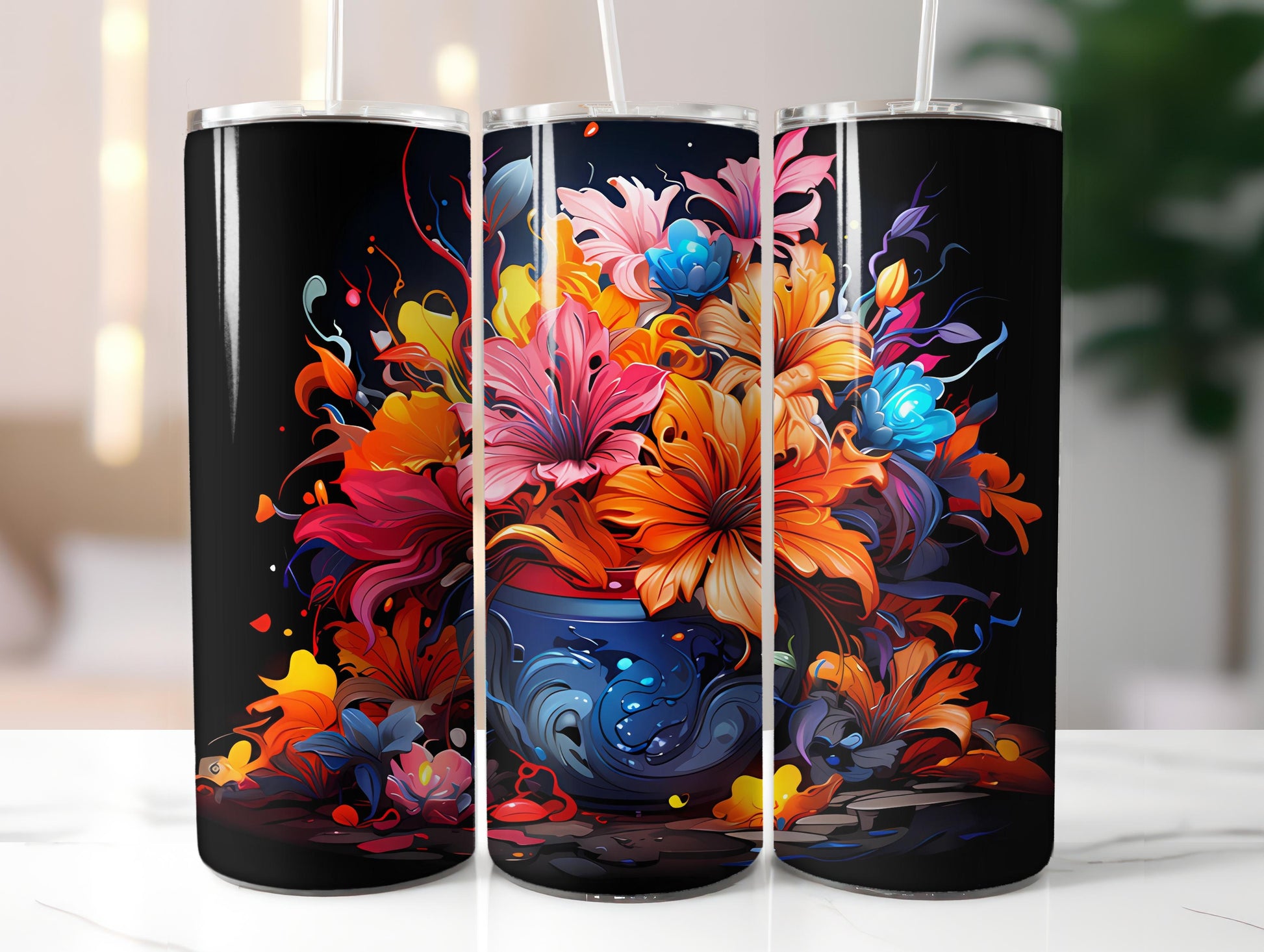 Graffiti Spring 3 Tumbler Wrap - CraftNest