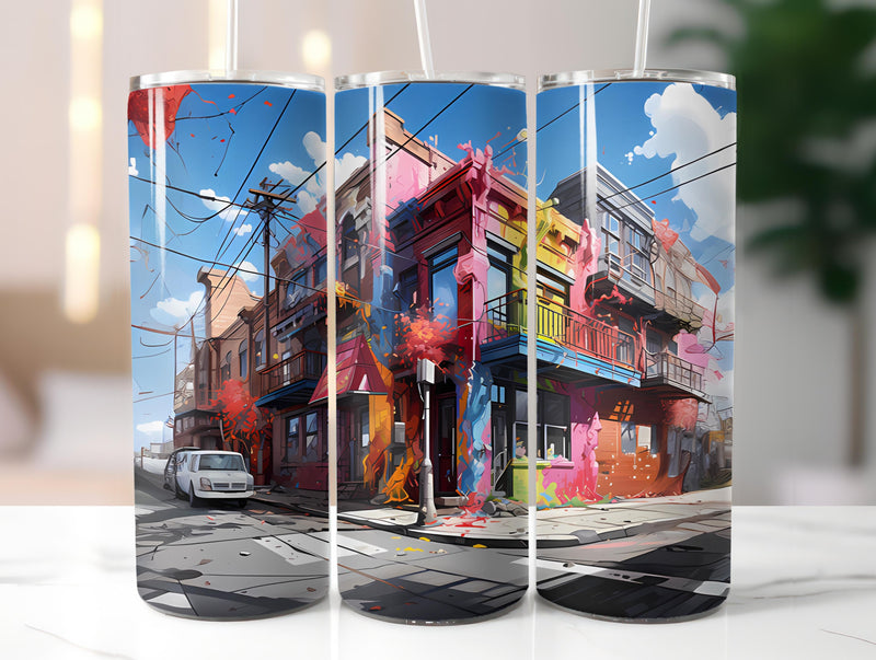 Graffiti Spring 2 Tumbler Wrap - CraftNest