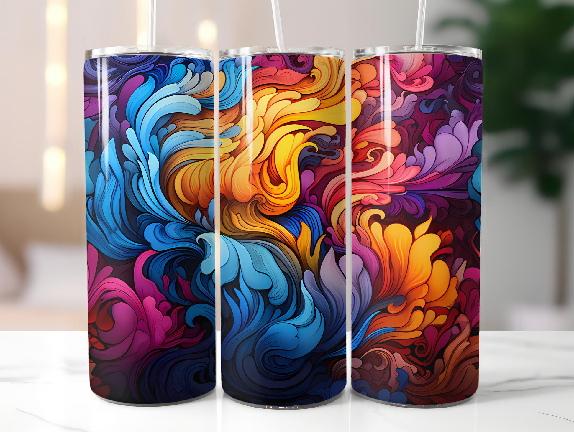 Graffiti Spring 3 Tumbler Wrap - CraftNest